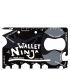 Trained in a myriad of ancient arts (such as bottle-opening), the Wallet Ninja 18-in-1 Multi-Tool is here to help you tackle life's everyday battles.Made from 4x heat-treated steel, it's a worthy instrument ready to be wielded by the ultimate Shinobi warrior. The well-chosen tools included are hex wrenches, a can opener/fruit peeler, bottle opener, ruler, letter opener, box opener, phone stand and a screw driver.A sleek and agile master of stealth. You'll hardly know it's there lurking silently in the shadows of your wallet, waiting to emerge when you need it most.Features:    Includes: 3 screwdrivers; 6 hex head nuts &amp; bolts; bottle, can &amp; letter opener; box cutter; ruler, phone stand &amp; peeler  TSA approved for carry on during flights  1.5mm of 4 x heat treated steel &ndash; will never chip, rust or bend    Product Features:    Tools include a can opener/fruit peeler, bottle opener, hex wrenches, ruler, letter opener, box opener, phone stand and screw driver  Will fit happily into any regular wallet    Please Note:    Does not double up as deadly throwing star  A 'hex wrench' doesn't actually possess any voodoo powers    Dimensions: Credit card sized! Approximately 8.5cm(W) x 5.5cm(H) x 0.2cm(D)