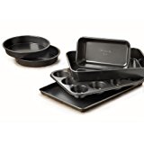 Calphalon 6-pc. Nonstick Simply Calphalon Nonstick Bakeware Set Type: Bakeware Sets Color Mapping: Multi-Color Material: Heavy Gauge Steel Dishwasher Safe: Yes Selling Unit: Set