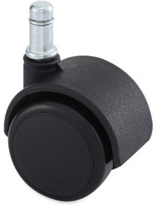 The Lorell LLR33444 Soft Wheel Standard Neck Brake Casters feature a standard neck and soft wheels for use on hard floors and chairmats