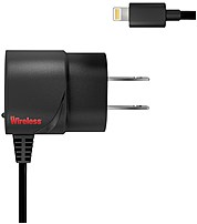 The Just Wireless 705954044178 charger is a single piece  the Lightning connector on one end fits into your iPhone, while the other side plugs into any standard outlet