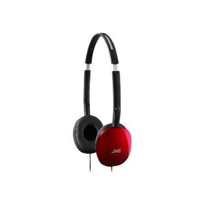 JVC HA-S160-R FLATS - Headphones - full size - red