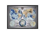 Uttermost 32538 Mirrored World Map Type: Keepsakes Size Width: 1 Size Height: 1 Size/Dimensions: IN Color Mapping: Assorted