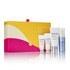 Reignite your natural glow with the Elemis Radiant Moment Gift set (Normal/Combination). Housed in a gift box, the set comprises a range of rejuvenating skincare products that will leave you feeling nourished, revitalised and radiant. - K.N.  The Set Contains:  White Brightening Even Tone Cleanser (50ml): Formulated with a blend of sophora and kiwi extract, this cleanser targets fine lines and pigmentation to give you a more even skin tone. Its White Brightening Complex includes daisy extract and encapsulated vitamin C to boost radiance and reduce excess oils for smoother skin. The gentle foam removes impurities to reveal clean, refreshed skin.  Herbal Lavender Repair Mask (15ml): This soothing clay face mask is enriched with clarifying extracts of rosemary, thyme and lavender essential oils to purify, soothe and rebalance dull, congested skin. Its calming properties are ideal for sensitive/blemish prone skin and its dose of kaolin combats a dull, lack lustre complexion.  Hydra-Balance Day Cream (50ml): Specially formulated to provide continuous hydration, this moisturiser will keep your complexion feeling soft and supple around the clock. Ideal for normal to combination skin, its blend of meadowsweet extract regulates oil production whilst hyaluronic acid locks in essential moisture to keep your skin balanced. This regulating cream will soothe and comfort your skin, leaving it feeling nourished without greasy residue.  Hydra-Nourish Night Cream (20ml): An antioxidant rich night cream that intensely moisturises, softens and replenishes skin while you sleep. Helping to prevent moisture loss and de-stress tired skin, the moisturiser blends hyaluronic acid with Persian silk tree extract to help reduce signs of fatigue. Skin will feel supple, moisturised and rebalanced come morning.
