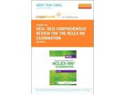 Hesi Comprehensive Review for the NCLEX-RN Examination Passcode 4 PSC Binding: Hardcover Publisher: Elsevier Science Health Science div Publish Date: 2013/09/16 Language: ENGLISH Dimensions: 9.25 x 6.25 x 0.25 Weight: 0.04 ISBN-13: 9781455774715 Book Type: NON-FICTION