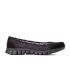 Women?s ?EZ Flex 2 Flighty? shoes from Skechers. Crafted from a soft, crocheted fabric upper with a fine mesh underlay, the shoes comprise a slip-on design with a rounded toe and tonal suede panels at the heel and toe. The heel is adorned with Skechers branding.  The ballet flats boast a full-length, removable memory foam insole, which offers cushioned comfort. The shoes are placed upon a lightweight, shock absorbing midsole and are complete with an EZ Flex? rubber sole to deliver superior traction.  Upper: Fabric/Mesh/Suede. Insole: Memory Foam. Sole: EZ Flex? Rubber.
