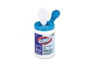 Clorox 35309 Germicidal Wipes, 70 Wipes/Container Type: Cleaning Wipes Color: White Selling Unit: Each