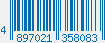 EAN bar code 4897021358083