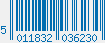 EAN bar code 5011832036230