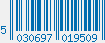 EAN bar code 5030697019509
