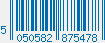 EAN bar code 5050582875478