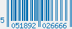 EAN bar code 5051892026666
