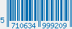 EAN bar code 5710634999209