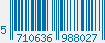 EAN bar code 5710636988027
