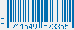 EAN bar code 5711549573355