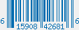 UPC bar code 615908426816