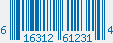 UPC bar code 616312612314