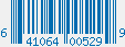 UPC bar code 641064005299