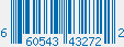 UPC bar code 660543432722