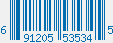 UPC bar code 691205535345