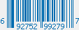 UPC bar code 692752992797