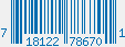 UPC bar code 718122786701