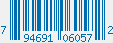 UPC bar code 794691060572