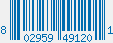 UPC bar code 802959491201