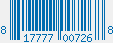 UPC bar code 817777007268