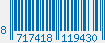 EAN bar code 8717418119430