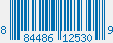 UPC bar code 884486125309