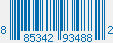 UPC bar code 885342934882