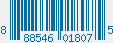 UPC bar code 888546018075