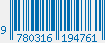 ISBN bar code 9780316194761