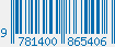 ISBN bar code 9781400865406