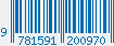ISBN bar code 9781591200970